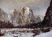 Albert Bierstadt Cathedral Rock, Yosemite Valley, California china oil painting artist